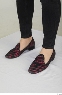 Aera black loafer shoes foot 0002.jpg